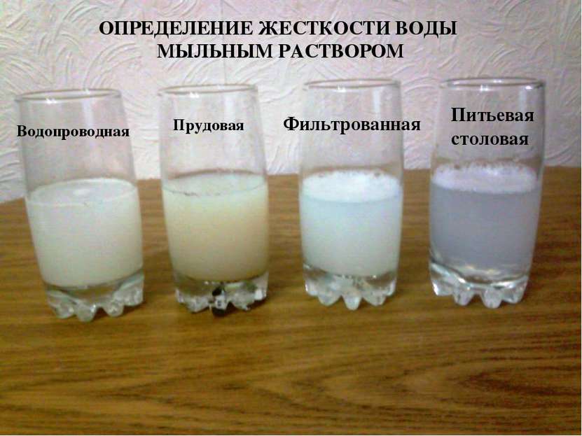 Как определить жёсткость воды в домашних условиях