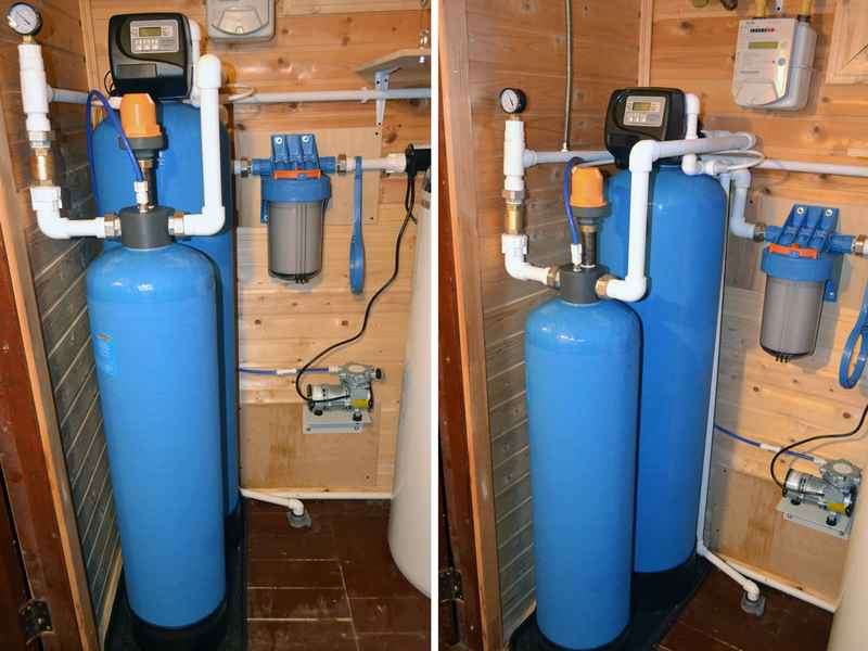Система водоочистки воды из скважины для частного дома