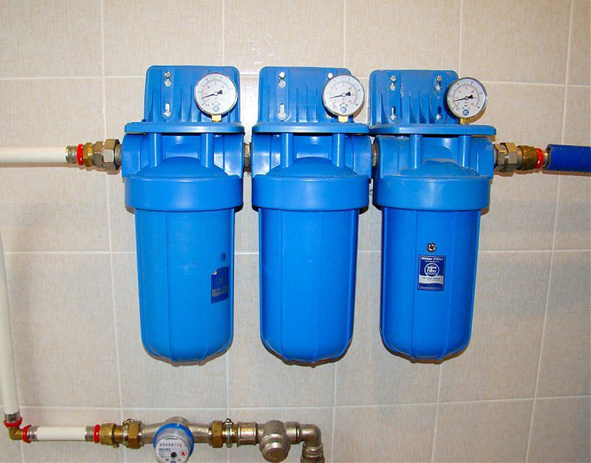 Водяной фильтр грубой очистки для водопровода - грязевик